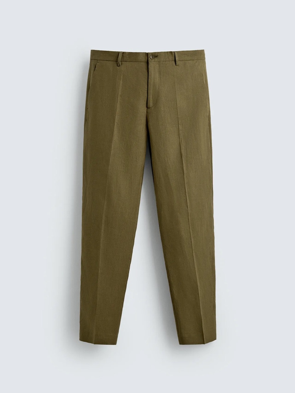 Zara men’s Olive 100% linen pants
